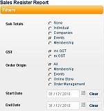 Sales Report Filtering