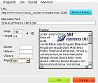 Insert image properties